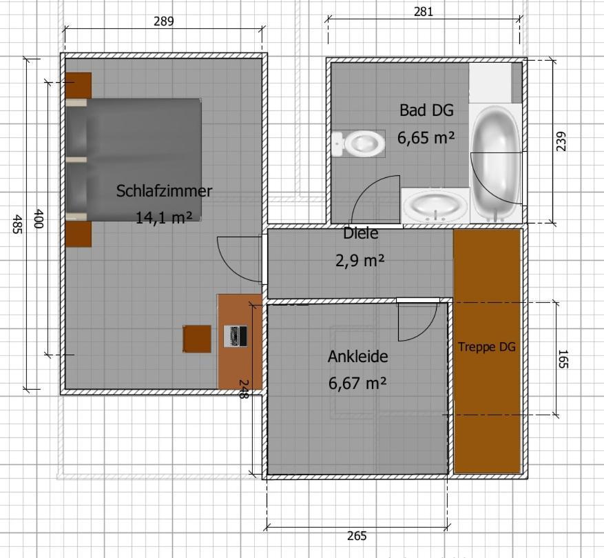 3 Zimmer, Parkplatz, W-lan, Homeoffice *